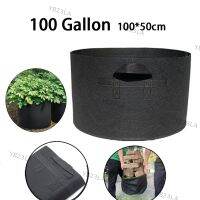 100 Gallon Hand Held Plant Grow Bags Fabric Pot Jardim Orchard Garden Flowers Plant Growing Container Gardening ToolsYB23TH