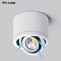 Dimmable Surface Mounted LED COB Downlight 5W7W9W15W 18W LED Lamp 110V 220V Recessed Ceilin Light square round Lighting