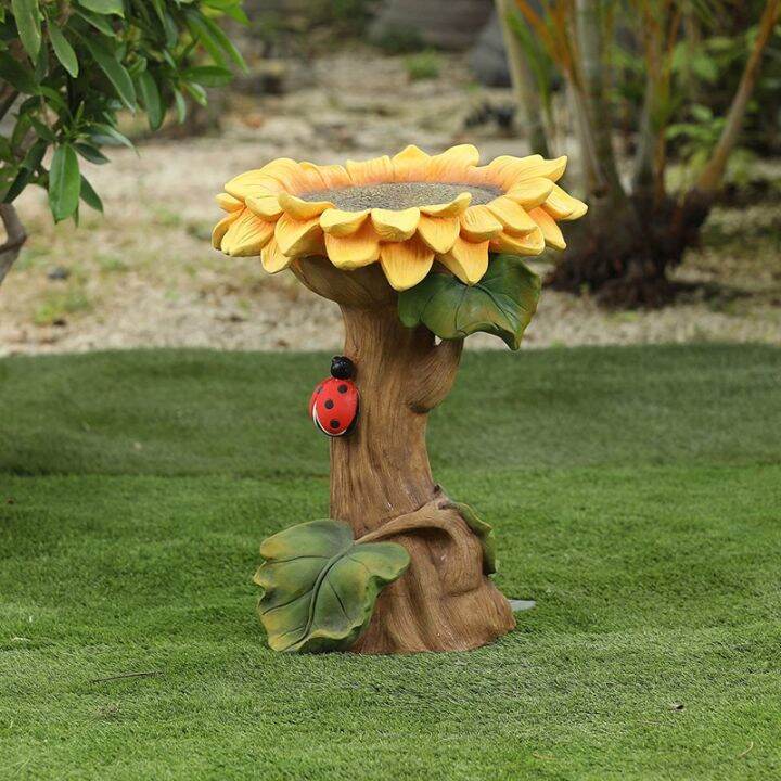 sunflower-bird-bath-garden-decoration-outdoor-yard-lawn-decor-art-ornaments