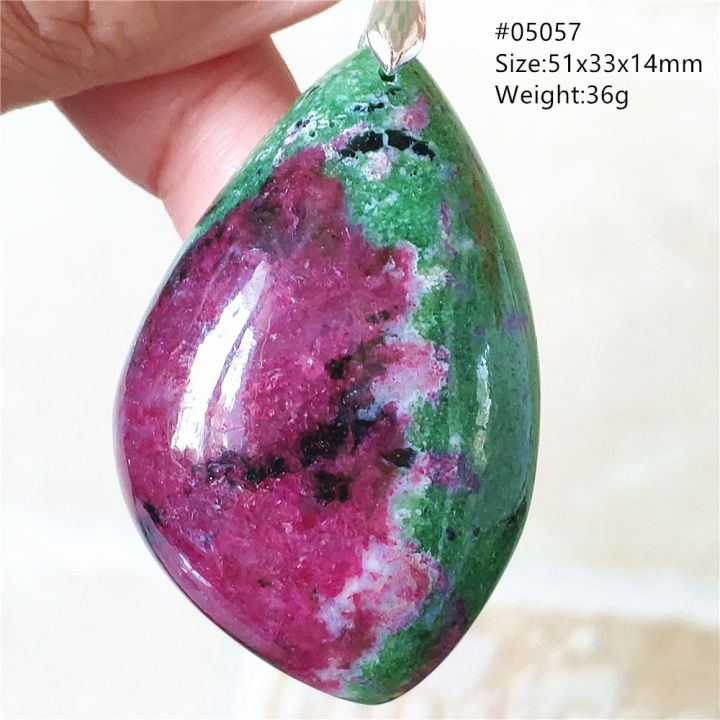 genuine-natural-ruby-zoisite-pendant-oval-women-men-beads-ruby-zoisite-size-rubi-red-green-ruby-necklace-jewelry-aaaaa