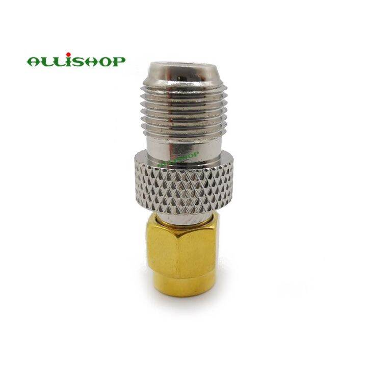 rp-sma-plug-to-f-jack-straight-coaxial-connector-rf-sma-f-adapter-allishop-50ohm-rp-sma-male-to-f-type-female-rf-adapter-electrical-connectors