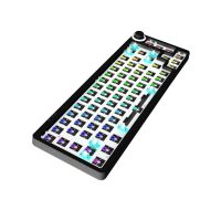 LK67 Mechanical Keyboard Kit 3-modes Wired Bluetooth 2.4G Hot Swap RGB Lights Compatible 3/ 5pin Cherry Gateron Kailh TTC Switch