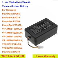 Cameron Sino 5000mAh/6000mAh Vacuum Cleaner Battery For Samsung PowerBot R7065R7070R7090VR7000R7040VR1AM7010UW/AA [ Hot sell ] bs6op2