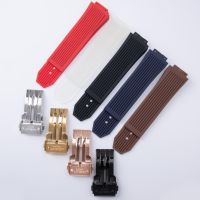 Suitable For hublot Rubber Watch Strap Male U.S. Explosion Silicone Bracelet Transparent White 25 x 17MM