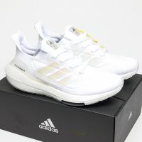 Ready Stock AD UltraBoost21 ultra boost 21 Primeknit jogging shoes running shoes all white