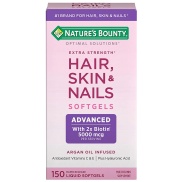 Viên Uống Nature s Bounty Hair Skin Nail 150 Viên hỗ trợ Đẹp Da,Tóc