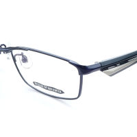 Japan Brand Prescription Glasses Frame Unisex Silvermetal Metal Geometry