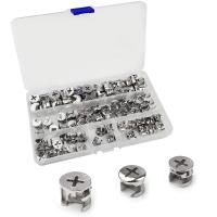 75 Pcs Furniture Connecting Cam Lock Fittings Furniture Connecting Fastener Cabinet Connectors Hardware Bolts