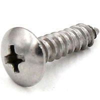 20Pcs/Bag M4 M5 316 Stainless Steel With Phillips Cross Recessed Mushroom Head Truss Head Self Tapping Screws Nails Screws  Fasteners