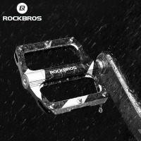 ROCKBROS แป้นเหยียบ Basikal Mtb อลูมิเนียม Aloi Cnc Dimeteraikan Du แบริ่งบันได Mtb แผงกันลื่น Boleh Pakai ที่เหยียบ Aksesori Basikal 1