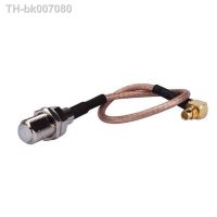 ☸  MMCX Male Jack To F Female Plug RF Adapter Wire Pigtail Jumper Low Loss Cable 15cm