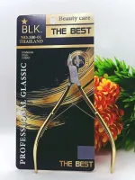 กรรไกรตัดหนัง ลับคมให้พร้อม BLK NO.100-01 สีทอง กรรไกรตัดเล็บขบ อย่างดี ไม่ฝึด บีบง่าย ปากบาง คมกริม กรรไกรตัดเล็บ