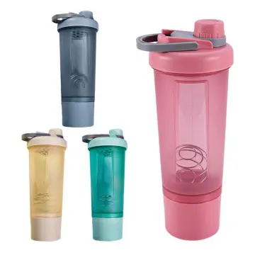 Nordic Style Plastic Sports Cup 500ml Water Gym Cup Protein Shaker