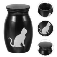 Zecetim โกศสัตว์เลี้ยงจิ๋ว Pet Cremation Urn Dog Cat Ashes Funeral Keepsake Ashes Keepsake Container