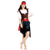 、’】【= Umorden Halloween Carnival Party Captain Pirate Costumes  Fancy Dress Cosplay For Women Men Couples