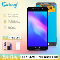 ZZOOI Wholesale OLED A3 2016 Display For Samsung Galaxy A310 Lcd Touch Panel Digitizer Assembly A310F Screen Free Shipping With Frame