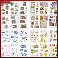 SPRPET 6แผ่นเครื่องเขียนวาฬตกแต่ง Washi สติกเกอร์กระดาษ Scrapbooking Kawaii Journal