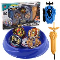 【blinngo】 4ชิ้นชุด Beyblade ระเบิด B168 26a Longinus Ds 3A เริ่มต้นด้วย Launcher Battling Plate ของเล่นสำหรับเด็กผู้ชาย Beyblade Burst Sparking