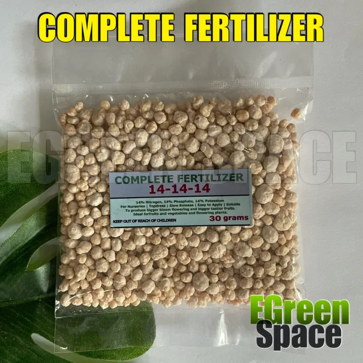 Complete Fertilizer 141414 30grams (controlled release) Lazada PH