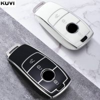 โครงเปลือกนอกเคส Kunci Remote Mobil ทีพียูใหม่สำหรับ Mercedes Benz A C E S G Class GLC CLE CLA GLB GLS W177 W205 W213 W222 X167 AMG