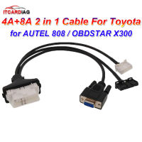 สำหรับโตโยต้า4A และ8A 2 In 1โดยตรงการเขียนโปรแกรม OBD2เคเบิ้ลสำหรับโตโยต้า4A 8A ระยะไกลการเขียนโปรแกรมทำงานสำหรับ Au G DP PAD2