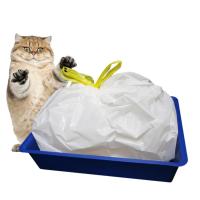 LanLan 7 ชิ้น/ถุง Cat Litter Bag Kitten Hygienic Litter Box Liners Pet Supplies