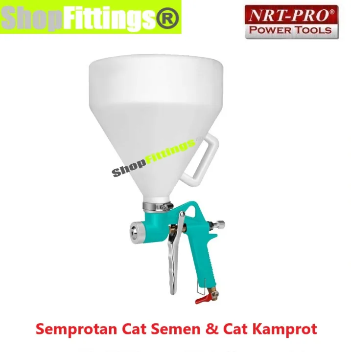 Spray Gun Hopper Paint Texture Cement Alat Semprot Cat Tekstur Kamprot