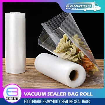 Vacuum Sealer Bags Black and clear Food Storage Rolls 5meters, Heat Seal  Bags, Vacuum Bags for Home Kitchen Storage, Food Saver. Commercial Grade,  BPA Free, Heavy Duty, Great for Meal Preparation or