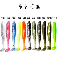 [HOT LIAXLLWISAAZH 534] Easy Shiner Soft Lures 55มม. 70มม. 90มม. เหยื่อตกปลา Lure Shad คู่สีซิลิโคนเหยื่อ T Tail Wobblers