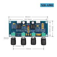 XH-A901 NE5532 Preamp Pre-Amp Treble Bass Volume ปรับ Pre-Amplifier Controller สำหรับเครื่องขยายเสียง