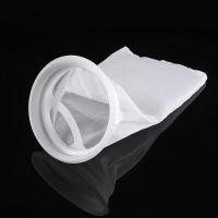 200 Micron Nylon Filter Bag Aquarium Filter Sock for Fish for Tank 10 Inch Length 4 Inch Diameter Ring Removing Organic Filters Accessories