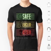 Scp Threat Levels T Shirt Men Teenage Thevolgun Scp Voice Actor Keter Safe Euclid Gildan