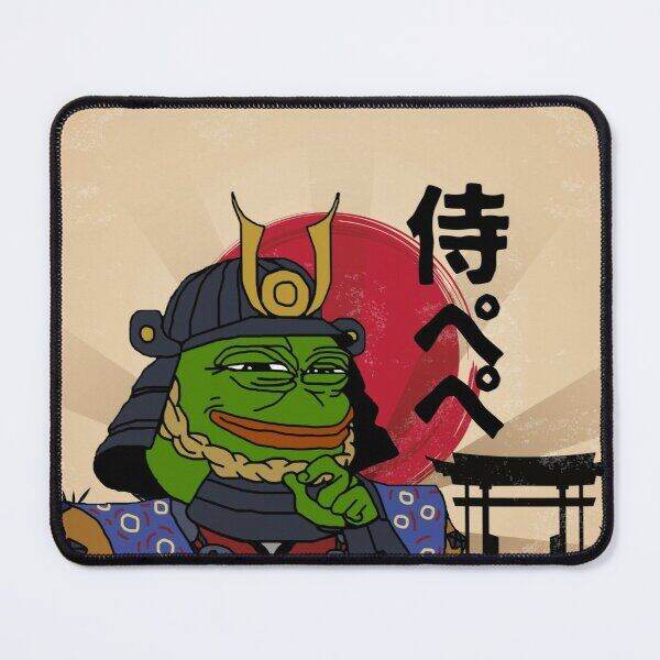 Samurai Pepe Mouse Pad Desk Mens Mat Keyboard PC Mousepad Car Gaming