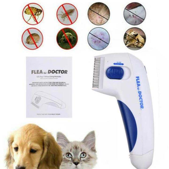 Pet Flea Buster Electric flea comb suitable for batterypowered lice