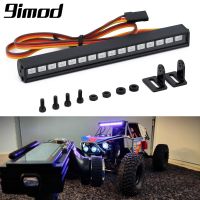 9Imod แถบไฟส่องสว่างหลังคาโลหะ16/22LED RC สีสันสดใสสำหรับรถตีนตะขาบ RC แกน SCX10 90046 D90 Traxxas TRX-4