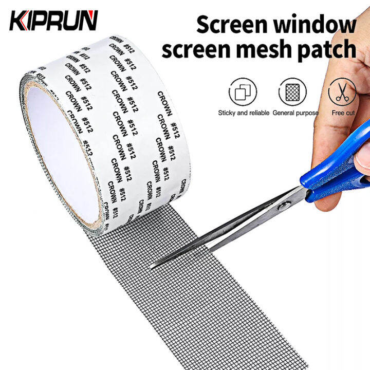KIPRUN 2M Window Screen Repair Kit Door Window Patch Tape Strong