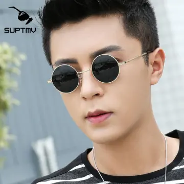 New Vintage Round Sunglasses Men 2023 Fashion Outdoor Shades Retro Glasses  Women