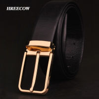 Mens Classical Fashion Business Belts Genuine Leather Belt High Quality Pin Buckle Strap Luxury designer Male Belt For Men Belt