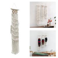 Kodaily จี้แขวนผนัง Macrame พู่เก๋ไก๋สำหรับห้องนอนอพาร์ทเมนท์