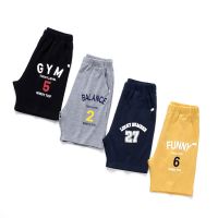 COD Ready Stock Boys Pants Cotton Shorts Kids Sports Letters Pants