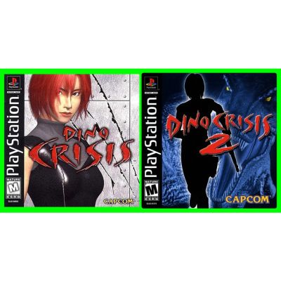 Dino Crisis 1-2  ไดโน คลาสสิค แผ่นเกม PS1  PS2