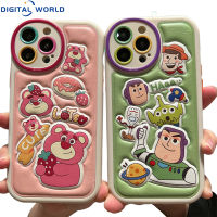 เคสลายการ์ตูนเคสโทรศัพท์มือถือฝาครอบป้องกันกันตกเข้ากันได้กับ Iphone 14/13/12/11ซีรีส์