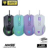 เมาส์เกมมิ่ง Nubwo NM96 Gaming Mouse เมาส์เกมมิ่ง ปรับ DPI ได้สูงสุด 3600 มี 7 ปุ่ม ปรับสีไฟได้ ของแท้ รับประกัน 1 ปี