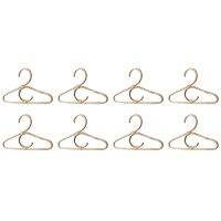 8Pcs Rattan Clothes Hanger Nordic Style Kids Garments Rack Children Hanger Kids Hangers for Clothes