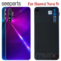 กลับใหม่สำหรับ Huawei Nova 5T ฝาหลังปิดโทรศัพท์ Honor 20 Se ฝาหลังปลอกหุ้มช่องหลังแทนที่โทรศัพท์ Huawei Honor 20Se ฝาหลังปิดโทรศัพท์