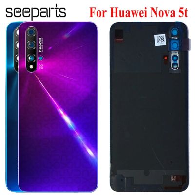 NEW Back For Huawei Nova 5t Battery Cover Honor 20 se Rear Door Housing Back Case Replaced Phone Huawei Honor 20se Battery Cover Replacement Parts