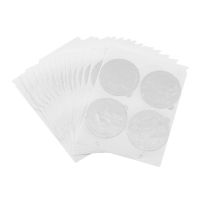 100Pcs Adhesive Aluminum Foil Lids Seals Stickers for Filling Disposable Empty Coffee Pod Reusable Cover 37Mm