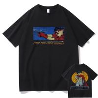 Kaus Akira Anime Pria Wanita Kaus Ukuran Besar Kasual Vintage Kaus Film Fiksi Sains Manga Shotaro Kaneda Tetsuo Sheng Tshirt S-4XL-5XL-6XL