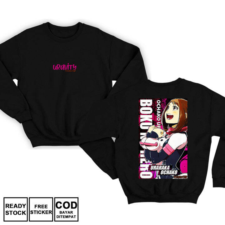 Sweater Uravity Ochaco Uraraka My Hero Academia Waifu Anime Manga Wibu