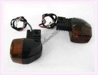 KAWASAKI YAMAHA MINI TURN SIGNAL SCOOTER SET 2 PCS. LH&amp;RH "ORANGE" "BLACK"   #ไฟเลี้ยว สีดำ-ส้ม 2 ชิ้น สินค้าคุณภาพดี